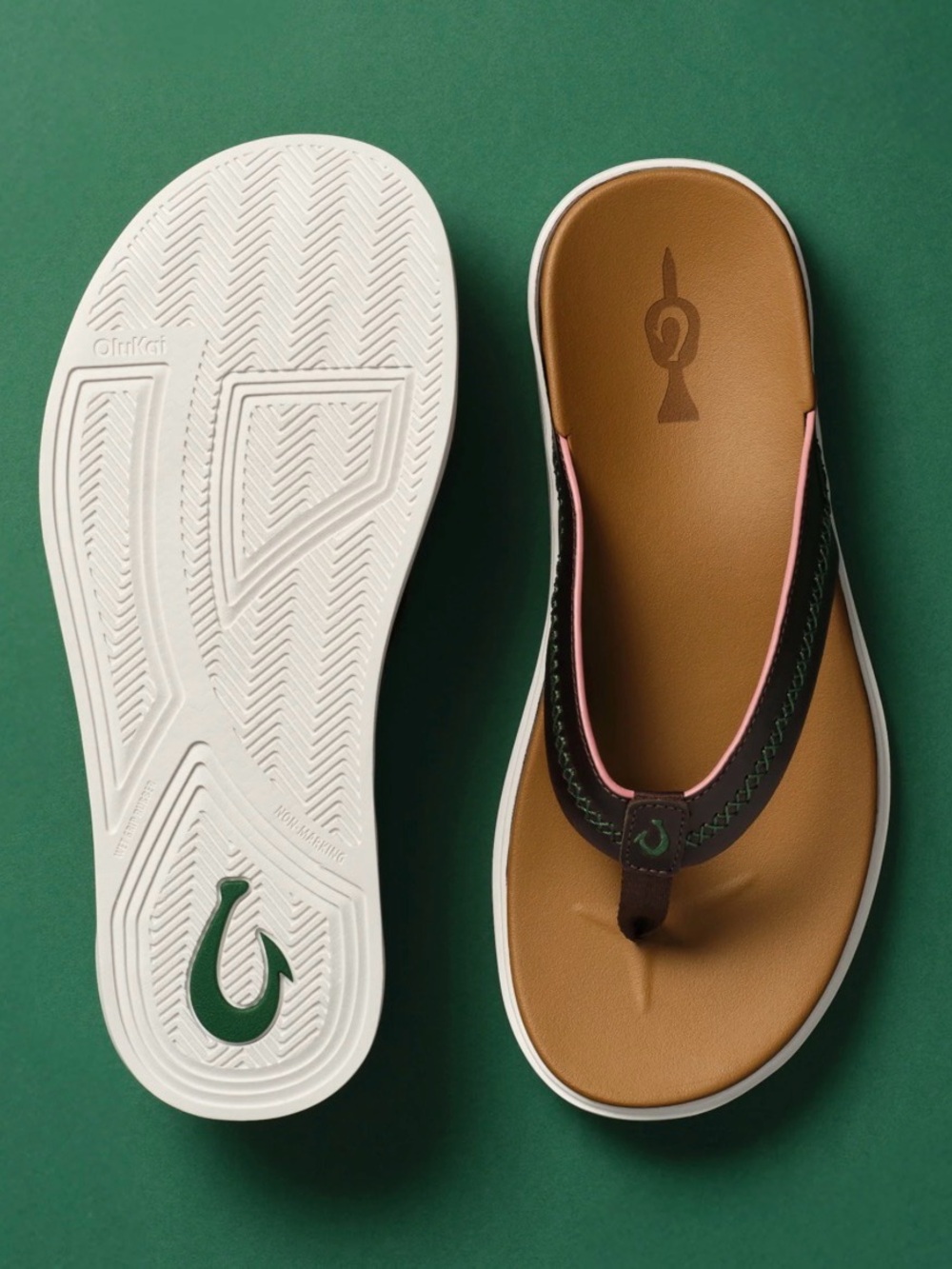 NWT OluKai Shoreline Men’s Leather Sandals size 11 - Picture 2 of 8
